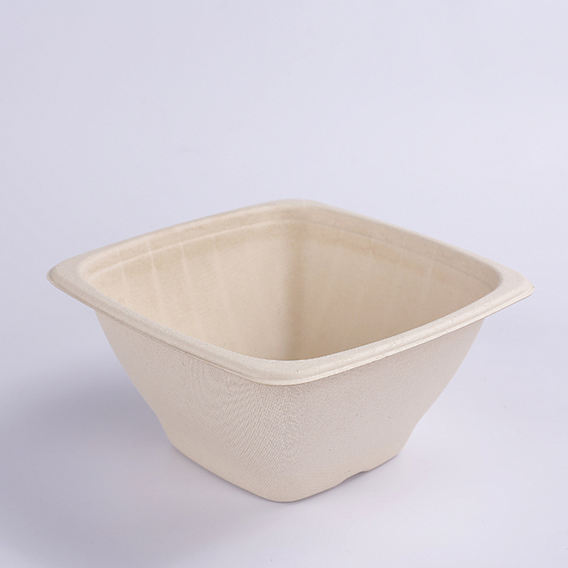 bagasse လေးထောင့်ပန်းကန်